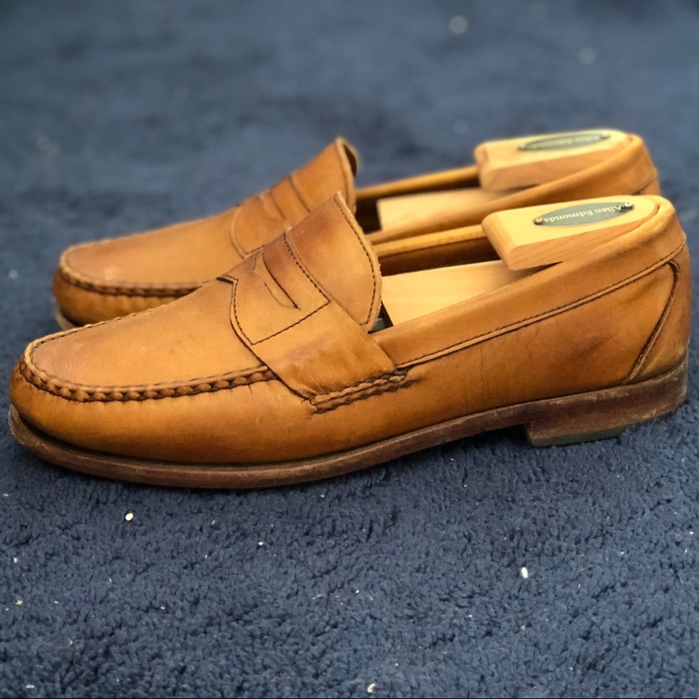 Brown Allen Edmonds loafers